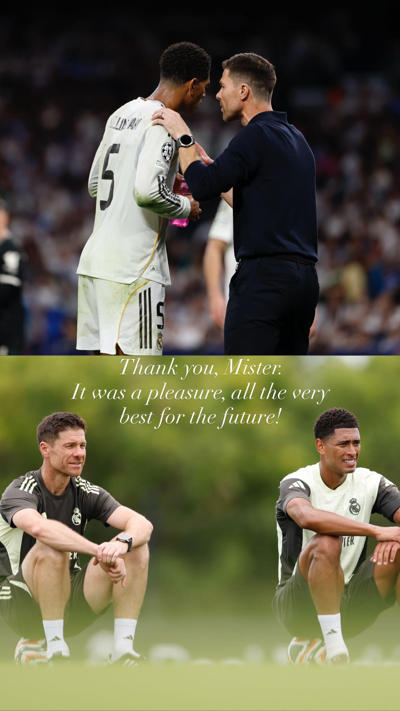 体育直播-贝林厄姆告别阿隆索：谢谢你教练，祝你未来一切顺利